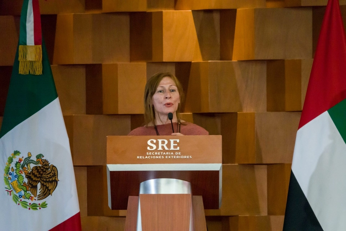 Foto: La secretaria de Economía, Tatiana Clouthier, en la presentación del Pabellón de México en la Expo 2020 Dubai, próxima a celebrarse del 01 de octubre 2021 al 31 de marzo de 2022, el 17 de junio de 2021. Foto Cuartoscuro