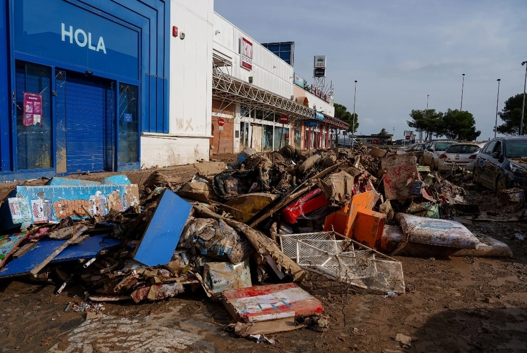 Daños ocasionados por la DANA en Alfafar, Valencia. Foto Europa Press