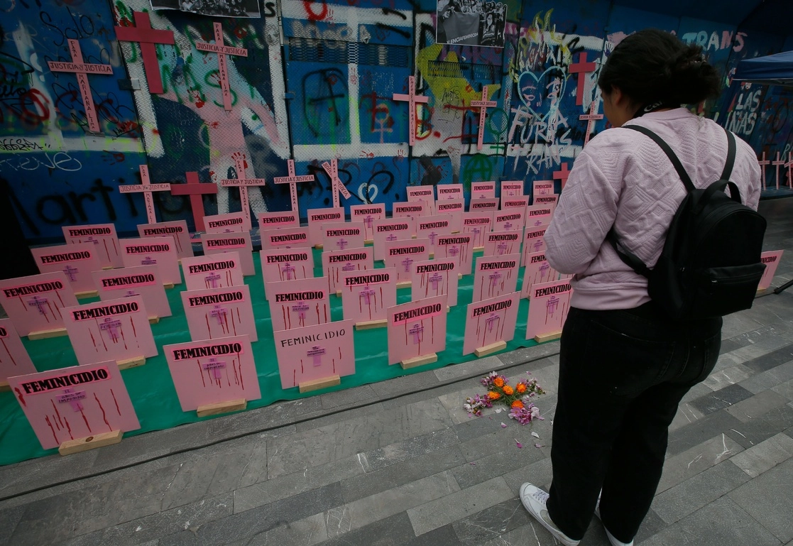 Protesta para exigir justicia para las víctimas de feminicidio y castigo a los culpables. Foto Alfredo Domínguez/ archivo