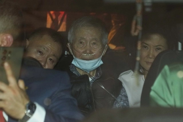 Alberto Fujimori, ex presdiente de Perú dejó la prisión esta semana bajo la figura de liberación humanitaria. Foto Ap
