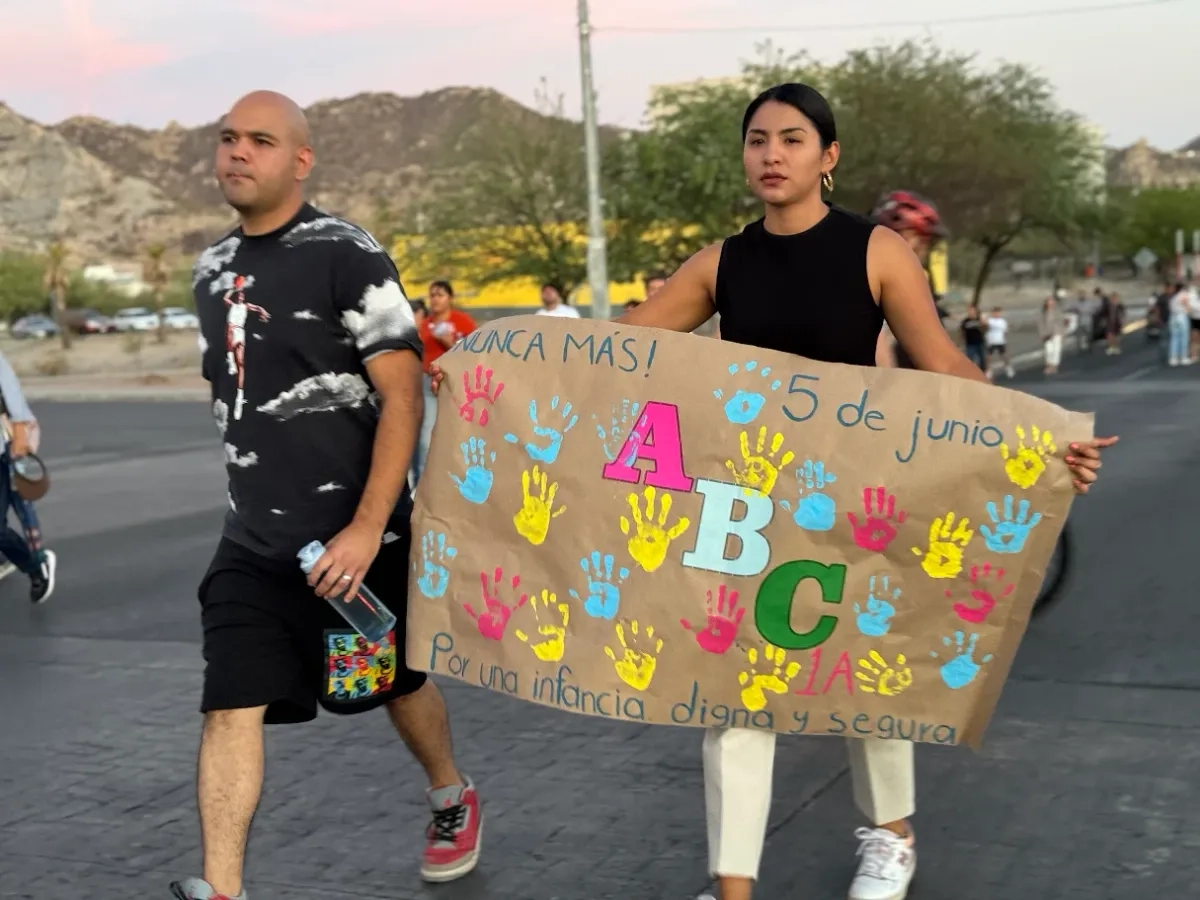 Familiares de los 49 menores fallecidos en el incendio de la Guardería ABC marcharon en junio pasado por las principales calles de Hermosillo, Sonora, para exigir justicia. Foto 
