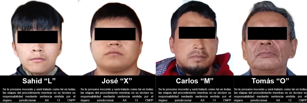 La FEMDO obtuvo de un juez de distrito en Chiapas vinculación a proceso contra cuatro integrantes de un grupo delictivo, los cuales serán juzgados por su probable responsabilidad en los delitos de posesión de arma de fuego y cartuchos de uso exclusivo de las Fuerzas Armadas. Foto cortesía de la FGR