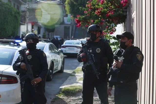 Elementos de la policía capitalina en imagen de archivo. Foto Alfredo Domínguez
