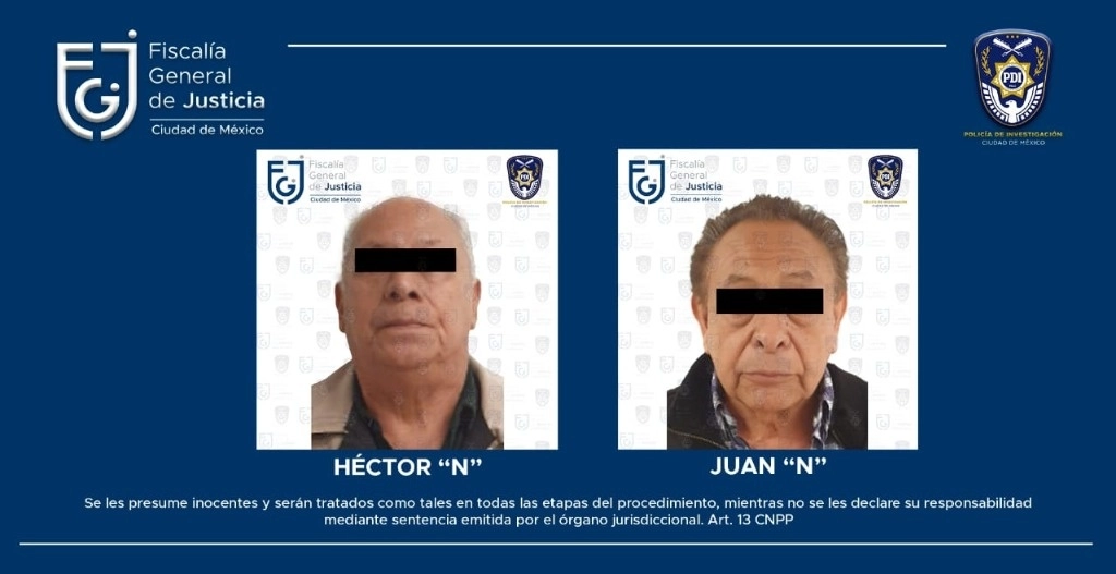 Un juez de control vinculó a proceso a Juan N y Héctor N por su probable participación en el delito de feminicidio. Foto FGJCDMX