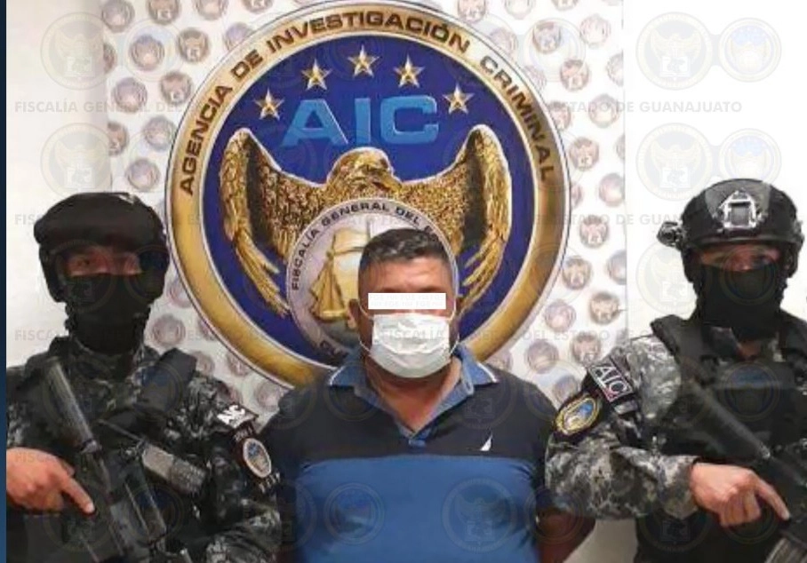 'El Azul', señalado como sucesor de José Antonio Ortiz Yepez Ortiz, 'El Marro', al frente del Cártel de Santa Rosa de Lima, fue detenido el 14 de octubre pasado. Foto tomada del Twitter de @carloszamarr