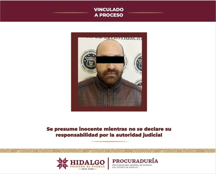 El ex alcalde de Nopala, Hidalgo, fue detenido la madrugada del 12 de septiembre de 2023. Foto PGJH
