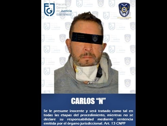 Carlos "N" fue vinculado a proceso por el delito de feminicidio en grado de tentativa, en agravio de su ex pareja. Imagen cortesía Fiscalía General de Justicia