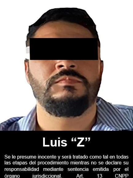 Zurita Mora enfrenta cargos por su presunta responsabilidad en los delitos de delincuencia organizada y operaciones con recursos de procedencia ilícita. Imagen difundida por FGR 