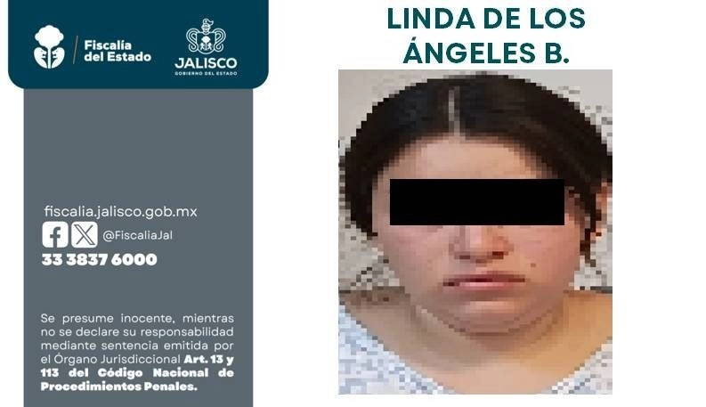 Imagen que difundieron las autoridades de la detenida. Foto