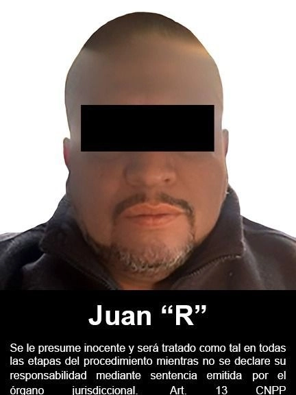 Imagen del agente de Coahuila vinculado a proceso, difundida por la FGR Tamaulipas