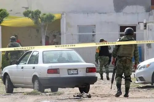 Escena de un multihomicidio en Guanajuato. Foto Cuartoscuro/ archivo