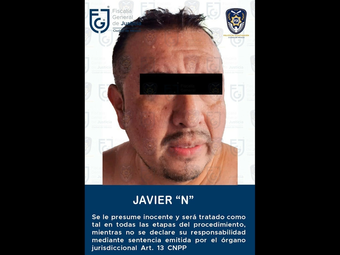 Un juez de control vinculó a proceso a Javier N, por su probable participación en el delito de violación agravada contra una menor de cinco años de edad, alumna del Colegio Carmel. Foto cortesía de la FGJ-CDMX