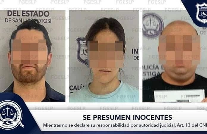 Imágenes difundidas por la Fiscalía General de Justicia de San Luis Potosí.