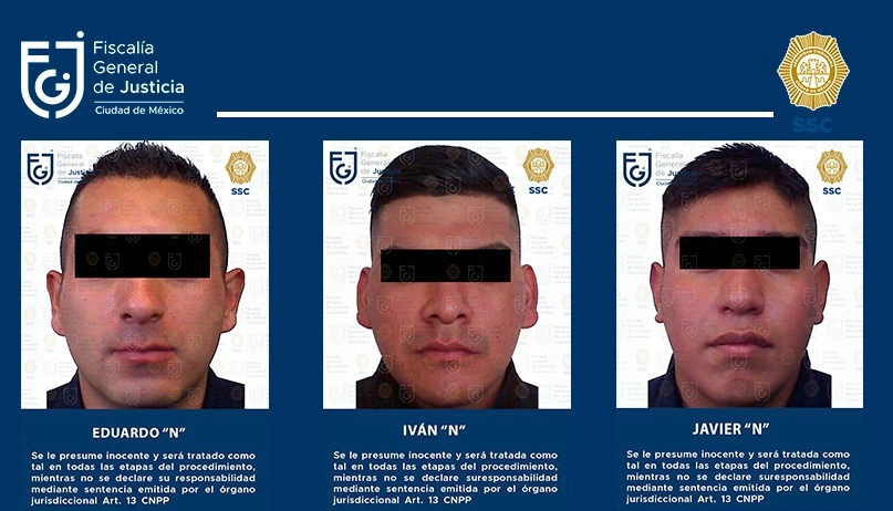 Son investigados por su probable participación en los delitos de ejercicio abusivo de funciones y robo agravado en pandilla. Foto FGJCDMX