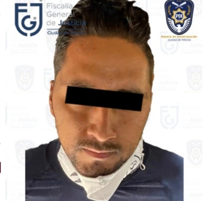 José “N” fue detenido el pasado 26 de mayo. Foto FGJCDMX 
