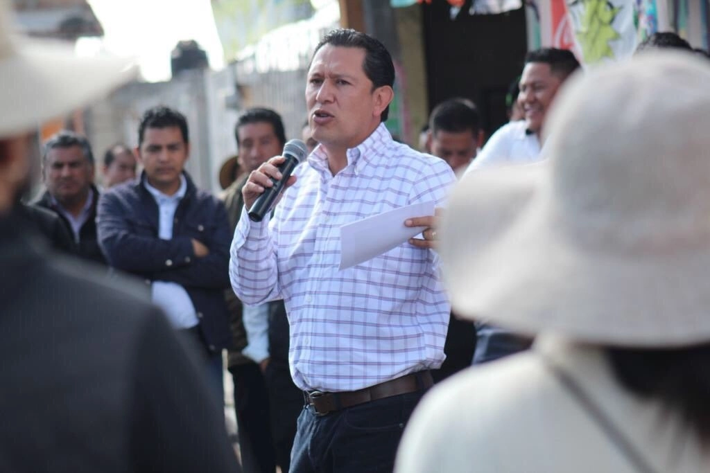El alcalde de Tianguistenco fue detenido en mayo pasado tras casi 8 meses de permanecer sustraído de la acción de la justicia. Foto @diegomorenov_ 