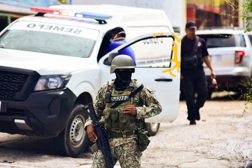 Presencia de soldados y elementos de la GN tras un homicidio en Acapulco, Guerrero. Foto Cuartoscuro / archivo 