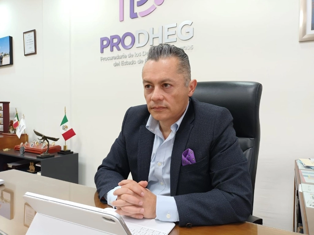El procurador de Derechos Humanos de Guanajuato, Vicente Esqueda. Foto Carlos García