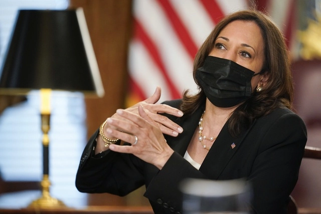 La vicepresidenta de Estados Unidos, Kamala Harris, anunció que visitará México y Guatemala. Foto Ap 