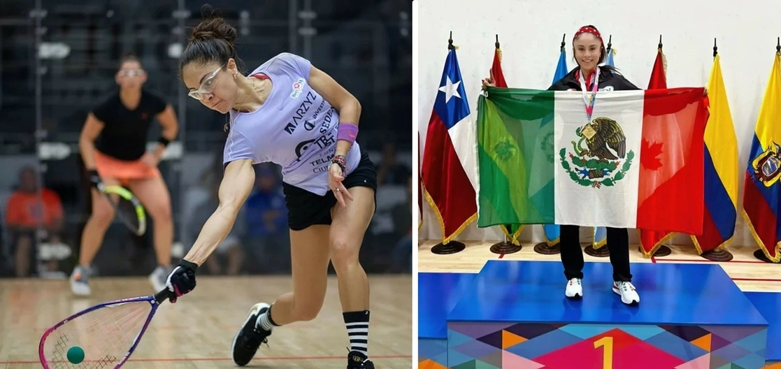 Paola superó el Covid y este 2021 recuperó el Campeonato Mundial que perdió de manera inesperada en 2018. Fotos tomadas del Twitter de @CONADE y de @lety_Lopez