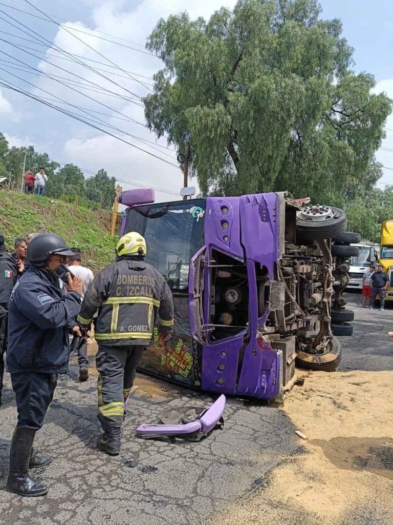 El accidente ocurrió a la altura de la empresa Bacardí. Foto 'La Jornada' 