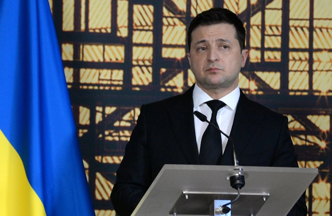 Volodymir Zelensky, presidente de Ucrania y Joe Biden, mandatario de EU dialogaron sobre posibles sanciones contra Rusia en caso de una invasión. Foto Europa Press
