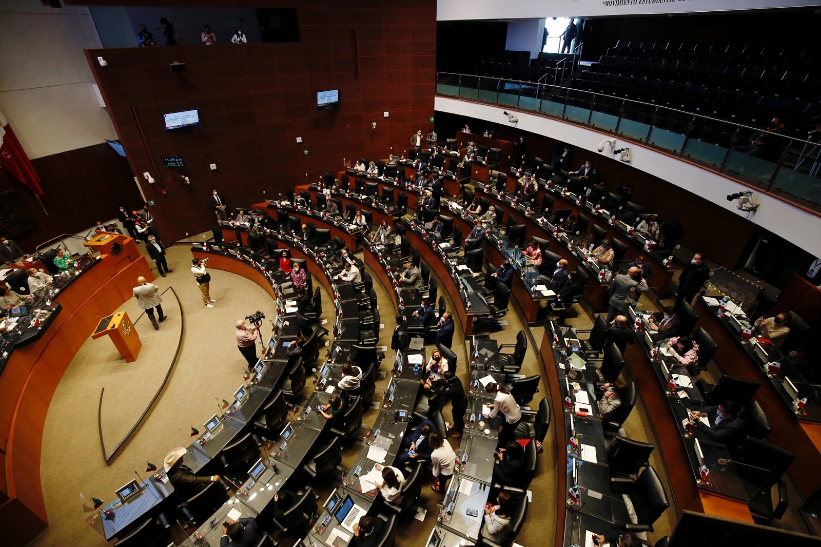 Sesión ordinaria en el Senado de la República. Foto Cristina Rodríguez / Archivo