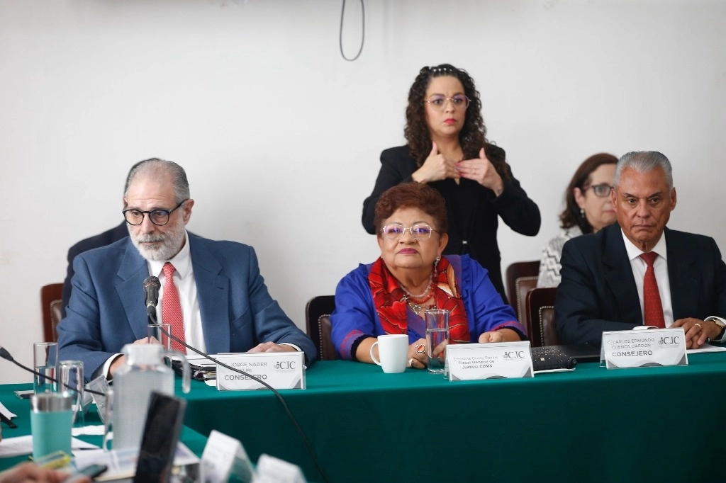 La fiscal general de Justicia de la Ciudad de México, Ernestina Godoy, se entrevistó el viernes pasado con integrantes del Consejo Judicial Ciudadano. Foto José Antonio López