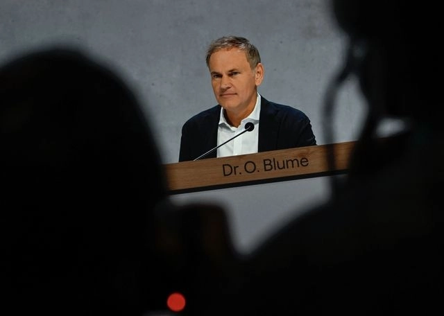 Oliver Blume, CEO del gigante automovilístico alemán Volkswagen. Foto Afp