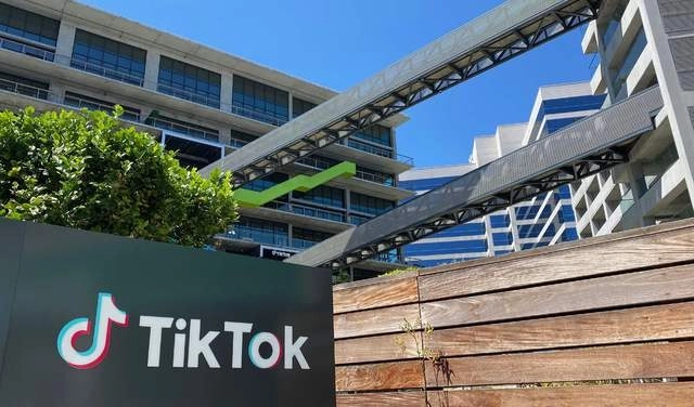 Oficinas de TikTok en Culver City, Los Ángeles. Foto Afp / Archivo
