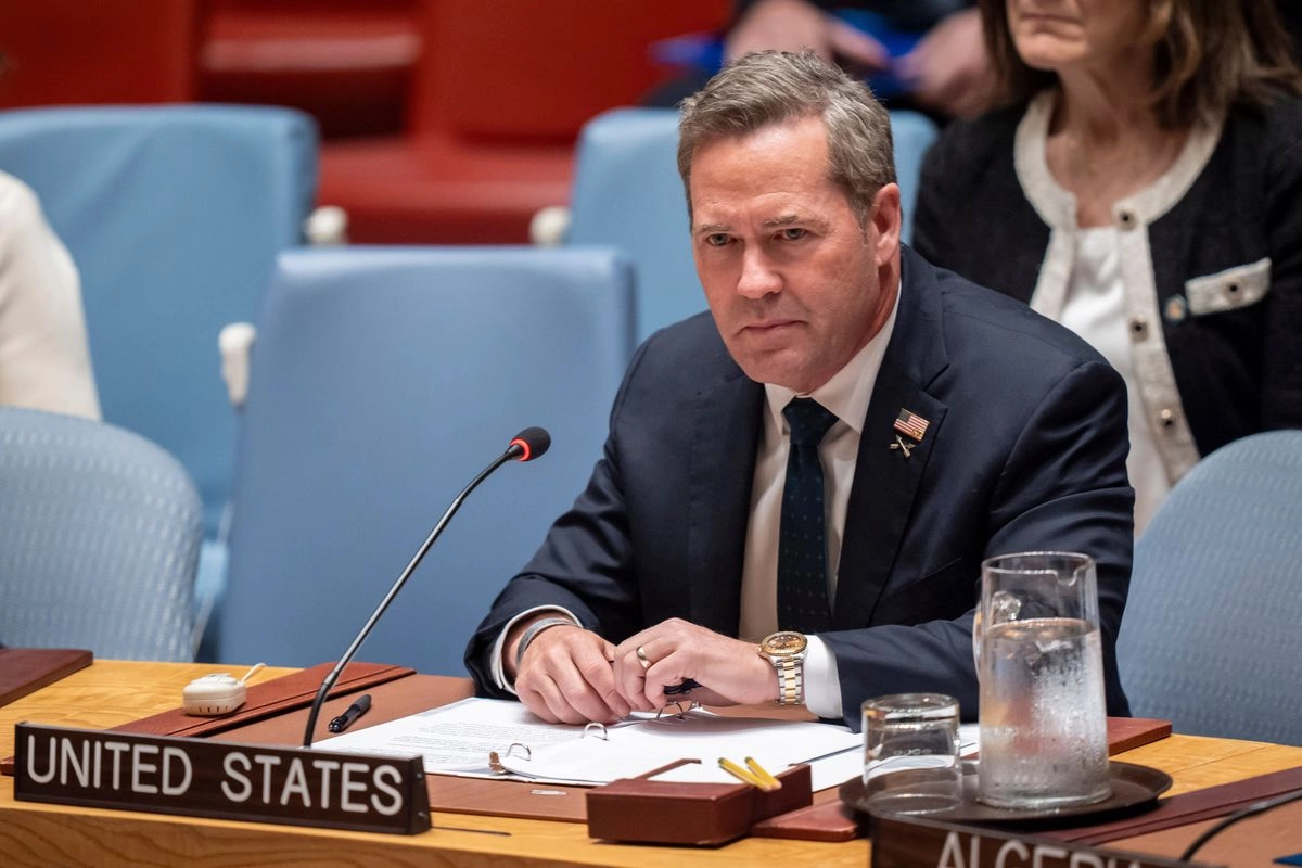 El embajador de Estados Unidos ante las Naciones Unidas, Michael Waltz, habla durante una reunión del Consejo de Seguridad en la Sede de las Naciones Unidas, el 22 de septiembre de 2025.
