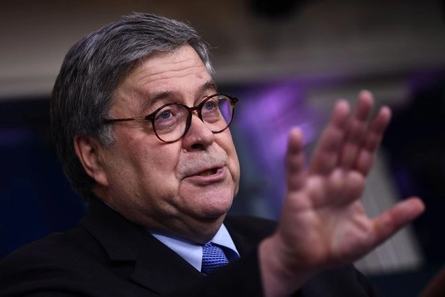 El secretario de Justicia estadunidense, Bill Barr, acusó a China de llevar adelante una "guerra relámpago económica" para "superar a Estados Unidos como primer superpotencia mundial". Foto Afp / Archivo