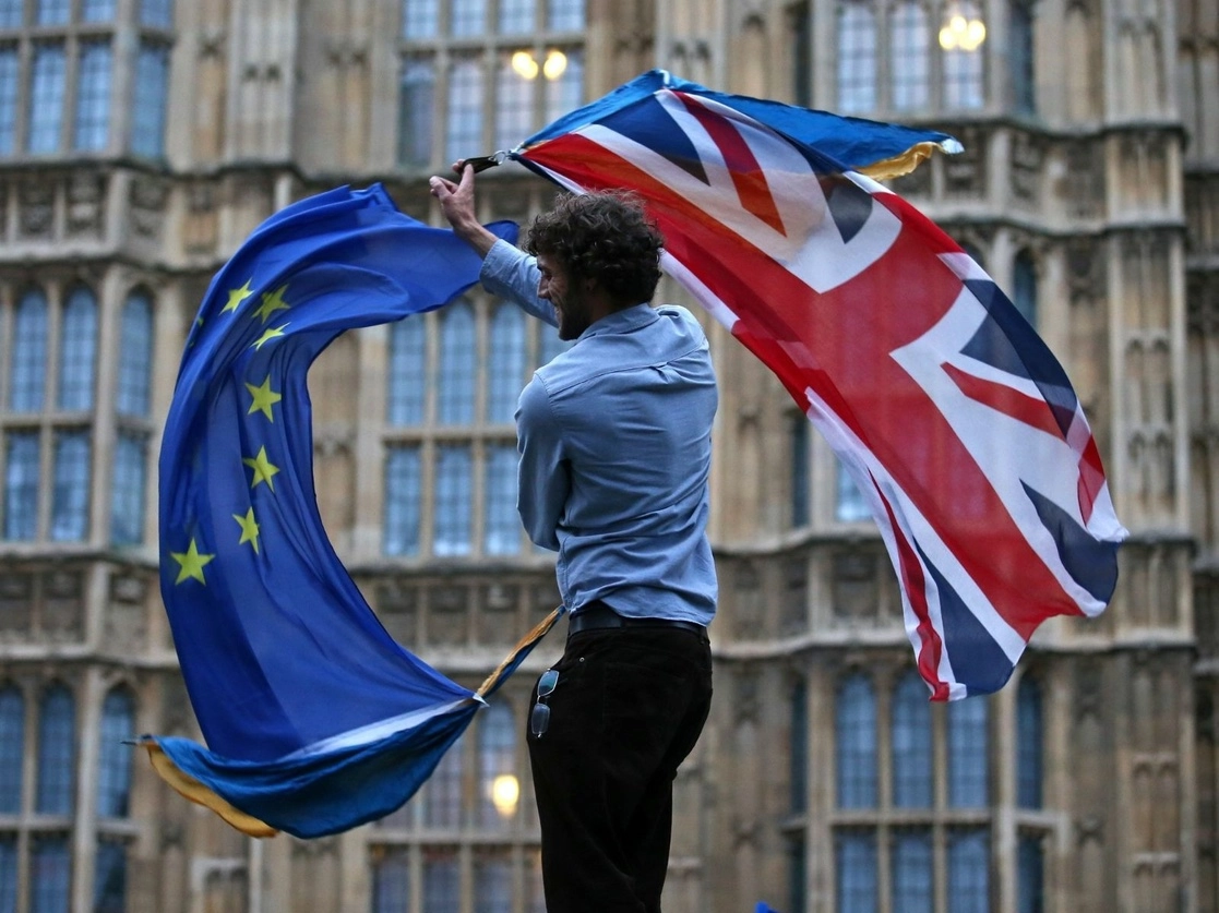 Estados Unidos dijo que estaba listo para "trabajar por el fortalecimiento de las relaciones transatlánticas" tanto con Londres como con la Unión Europea, a raíz del acuerdo. Foto Afp / Archivo