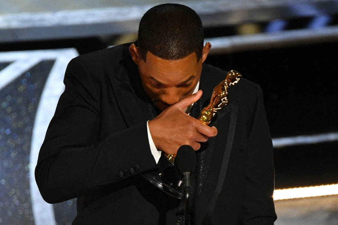 El actor Will Smith al recibir el premio Oscar el pasado 27 de marzo. Foto Afp
