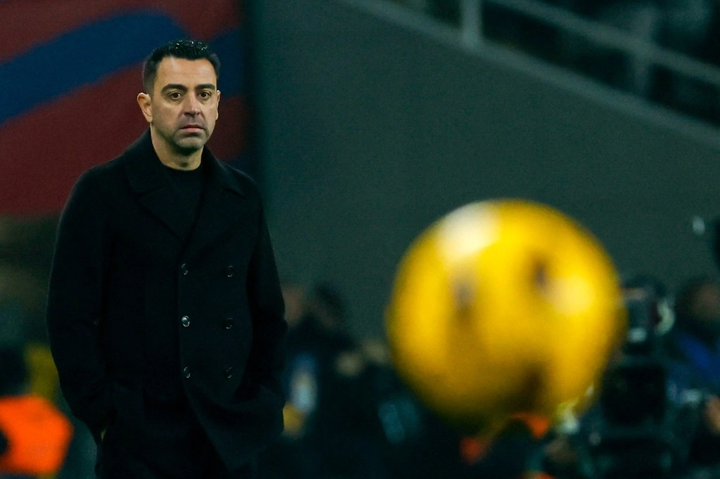 El entrenador del Barcelona, Xavi Hernández, anunció que dejará su cargo al final de la temporada al considerar que "es necesario un cambio de dinámica", el 27 de enero de 2024. Foto Ap