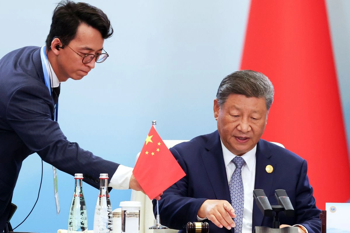 El presidente chino, Xi Jinping, durante la cumbre de la Organización de Cooperación de Shanghai (OCS) en Tianjin, China, el 1 de septiembre de 2025.