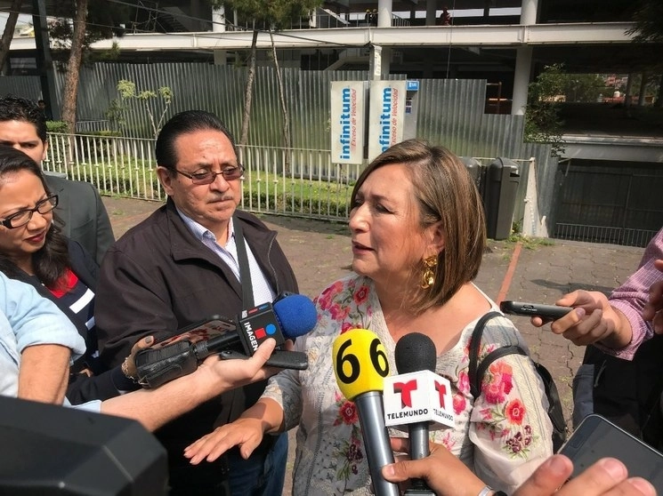 La senadora panista Xochitl Gálvez ahora será parte de la bancada del PRD. Foto Alfredo Domínguez/Archivo 