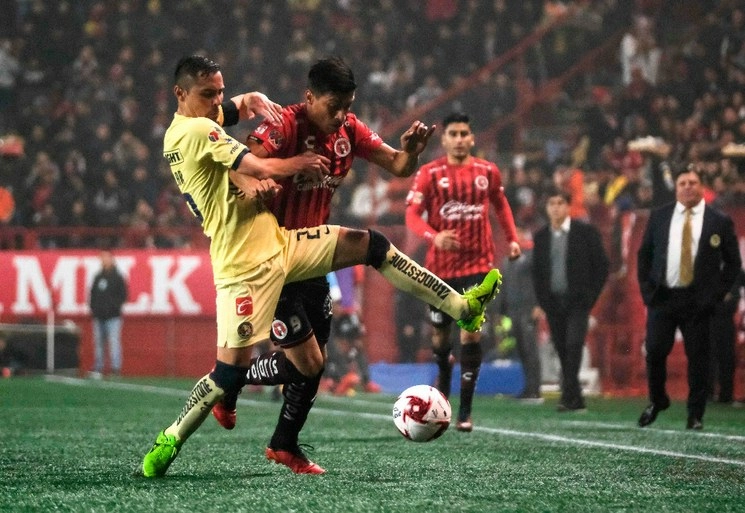 En partido de la tercera fecha del Torneo Clausura 2020 de la Liga MX, Xolos de Tijuana y América dejaron los goles para otra ocasión. Foto Afp