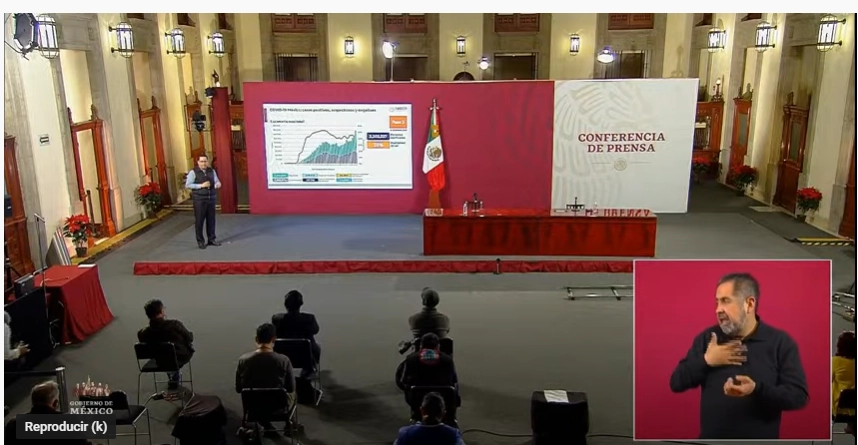 Captura de pantalla de la conferencia de prensa.