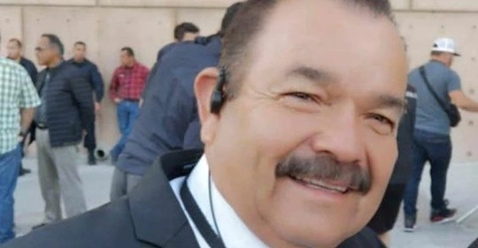 El jefe de custodios de Jaime Bonilla. Foto tomada de Twitter