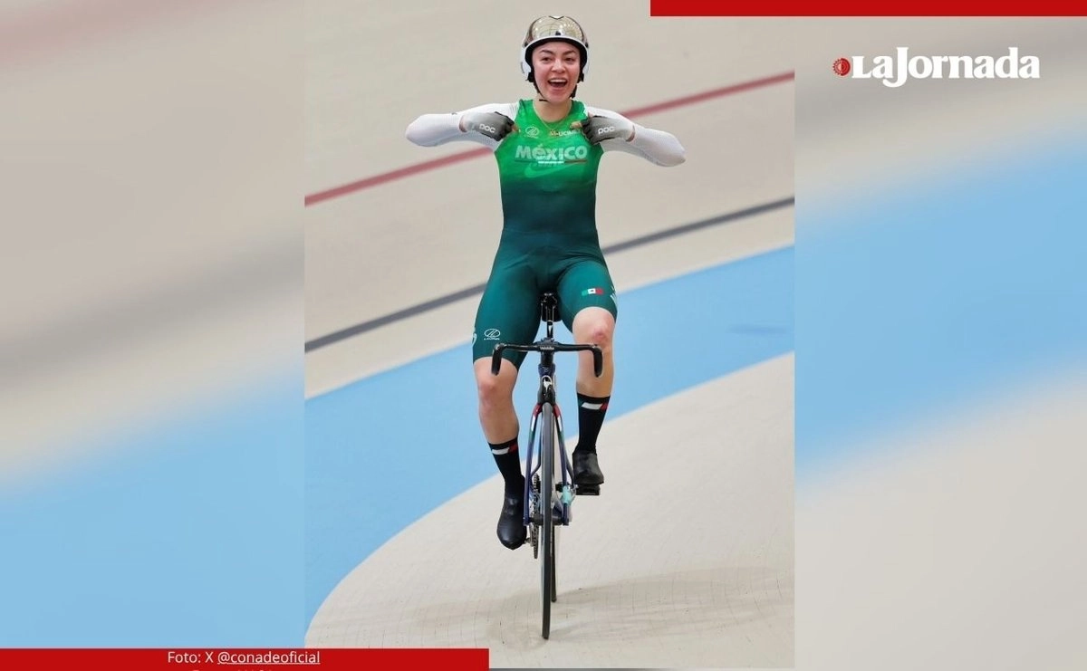 Yarelio Acevedo ganó la medalla de oro en la prueba por puntos del Campeonato Mundial de Ciclismo de Pista que se realiza en Santiago, Chile. Foto 