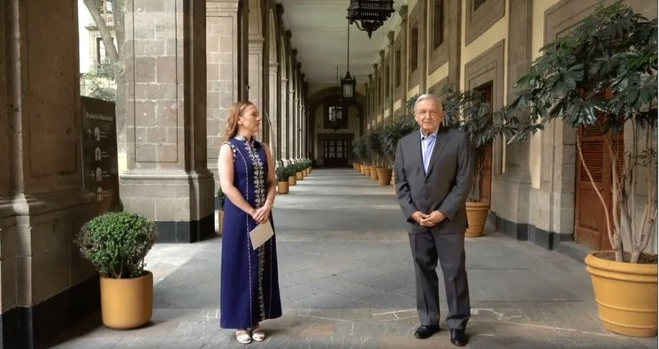 Captura de pantalla del mensaje de felicitación