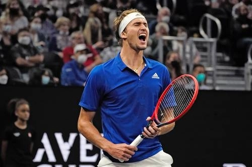 El tenista alemán, Alexander Zverev es tercero de la clasificación de la ATP. Foto Ap 